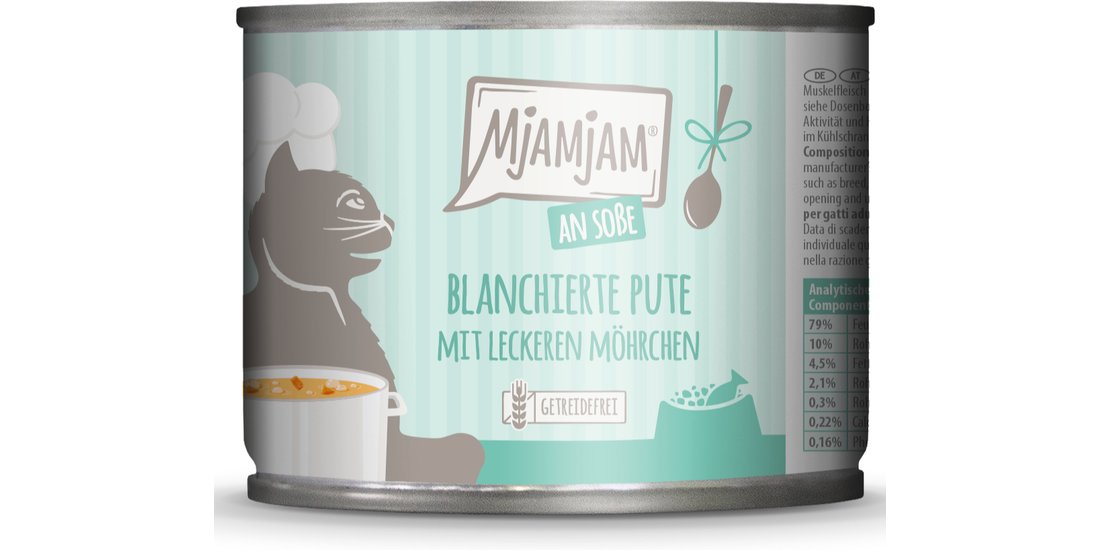 MjAMjAM in Salsa 6 x 185 g umido gatto – Tacchino…