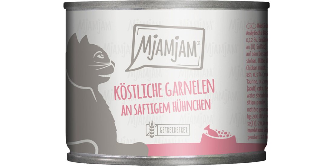 MjAMjAM 6 x 200 g umido gatto – Gamberetti & …