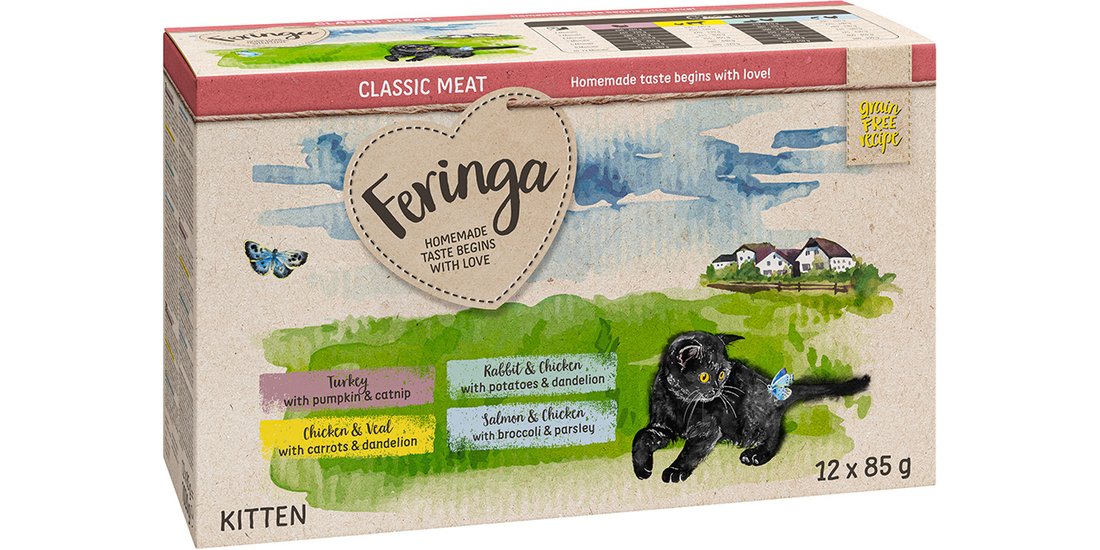 Feringa Classic Meat Menù Kitten Buste 24 x 85…