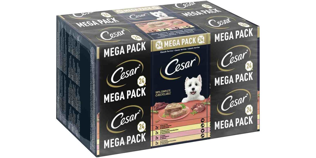 Cesar Vaschette 24 x 150 g Umido per cane – Ricette…