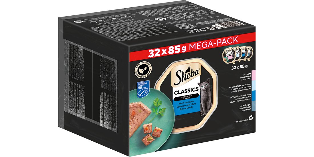 Sheba Vaschette 64 x 85 g – Paté Classic