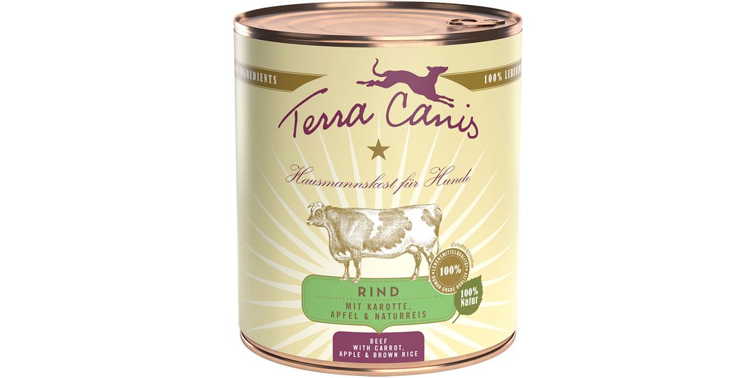 Terra Canis 12 x 800 g umido cane – Manzo con…