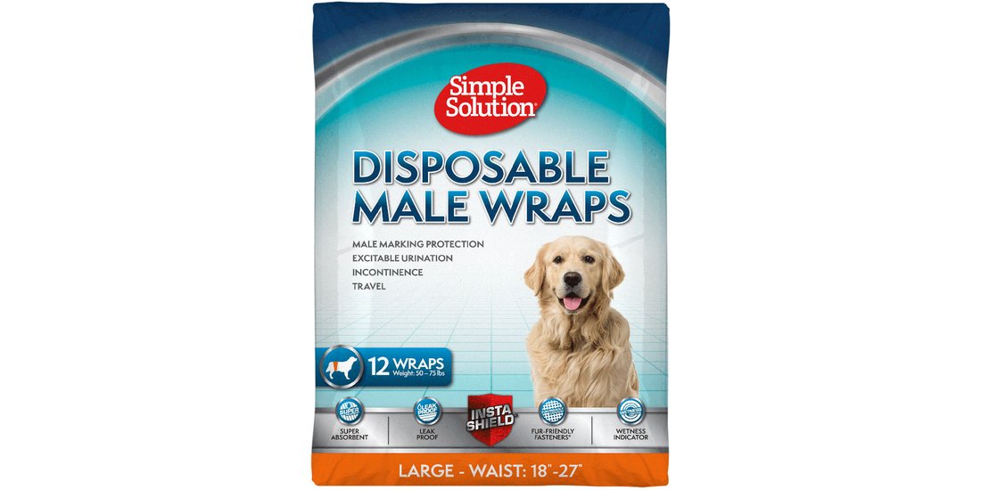 Pannolini monouso Simple Solution per cani maschi…