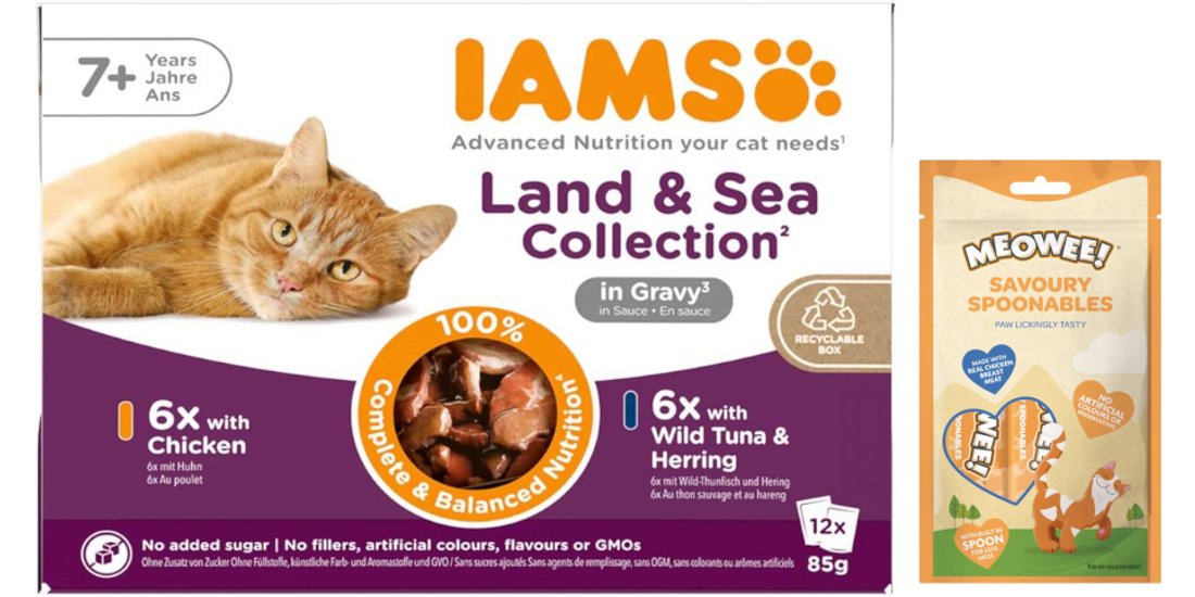 12 x 85 g IAMS Advanced Nutrition + 8 x 14 g …