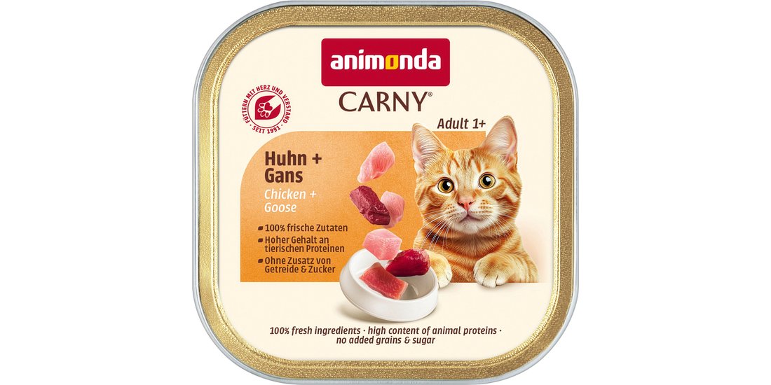 animonda Carny Adult 32 x 85 g – Pollo & Oca