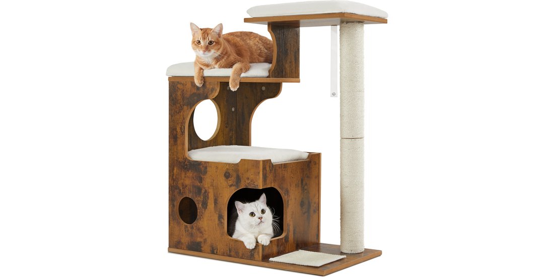 Feandrea Tiragraffi 88 cm – marrone / bianco