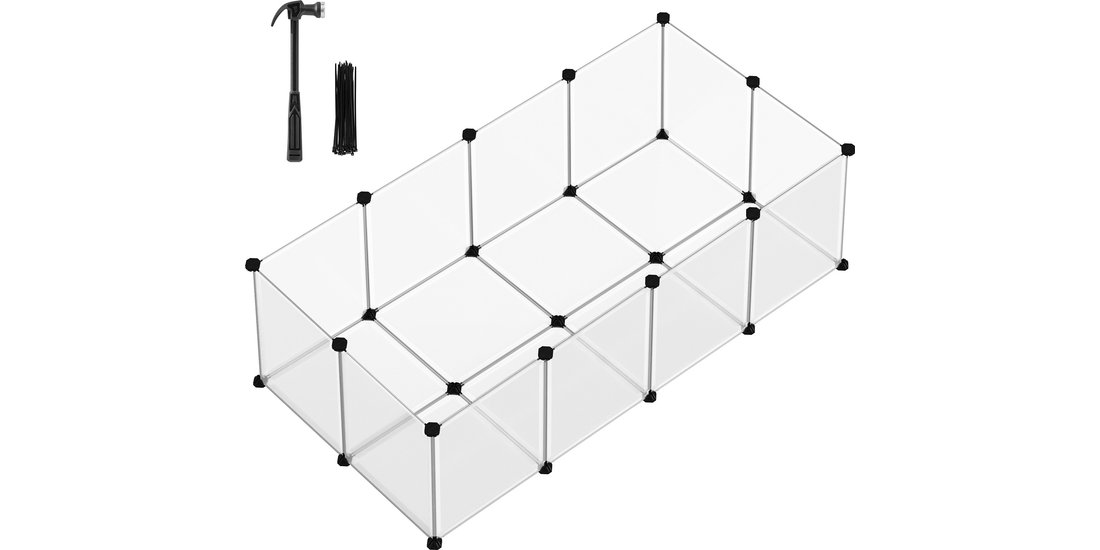 Songmics Recinto in plastica bianco – Tg. L: …
