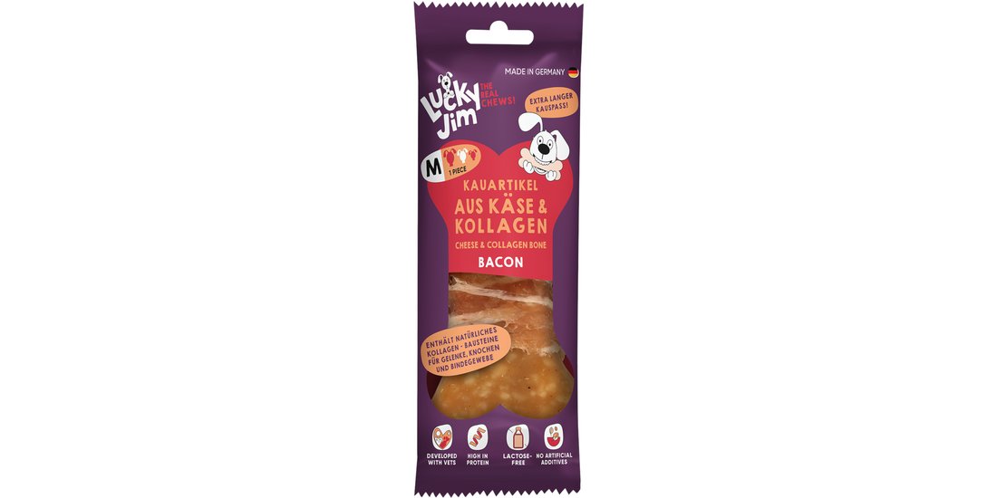 Lucky Jim Osso da Masticare M – 60 g Formaggio…