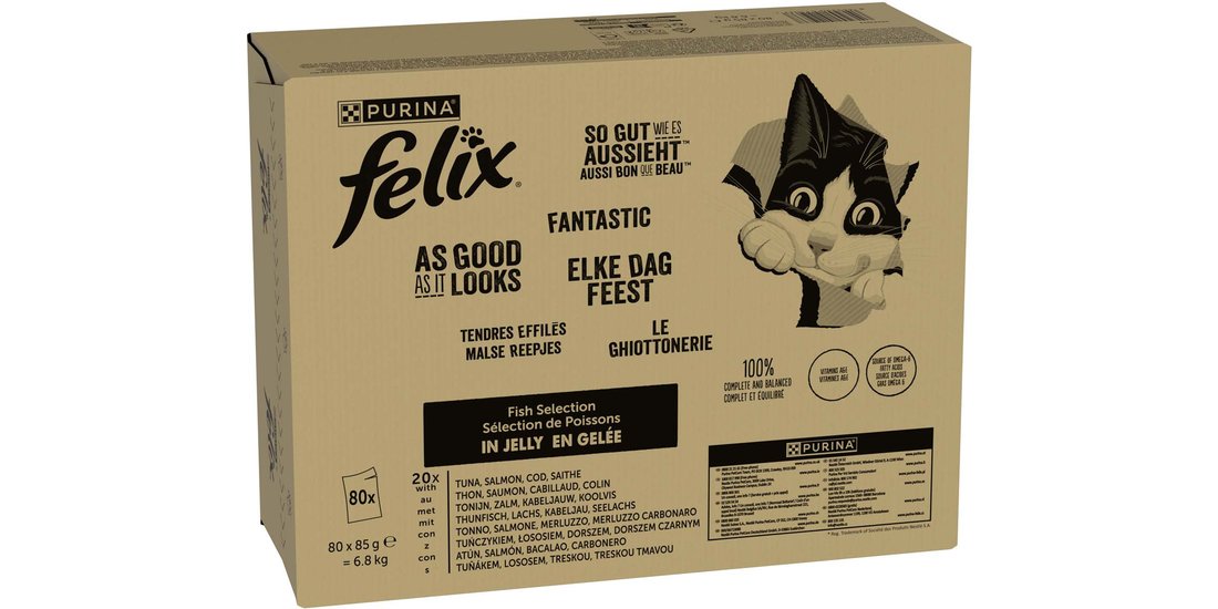 Felix Le Ghiottonerie in Gelatina 80 x 85 g – …