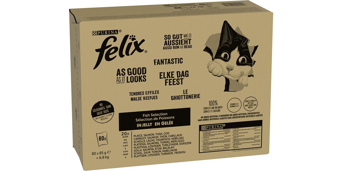 Felix Le Ghiottonerie in Gelatina 80 x 85 g umido…
