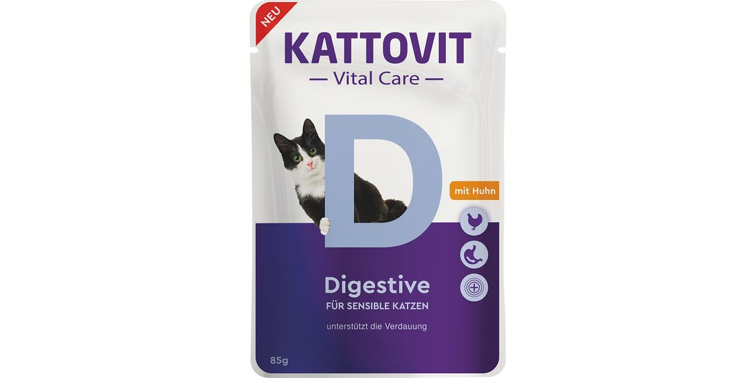 Kattovit Vital Care Digestive Buste con Pollo…