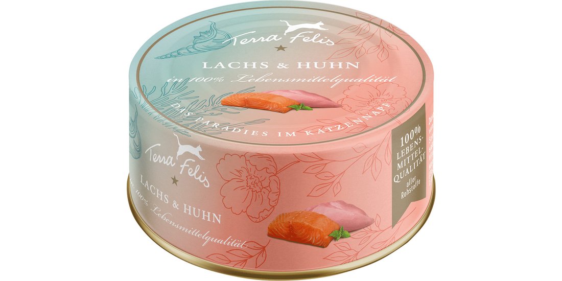 Terra Felis 12 x 80 g – Salmone e Pollo