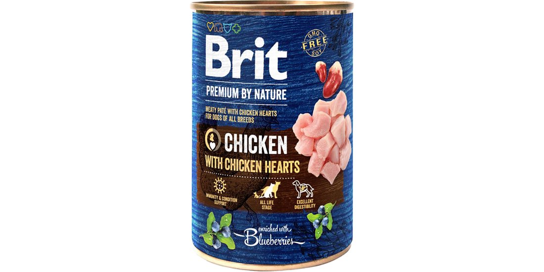 Brit Premium by Nature 6 x 400 g umido per cane…