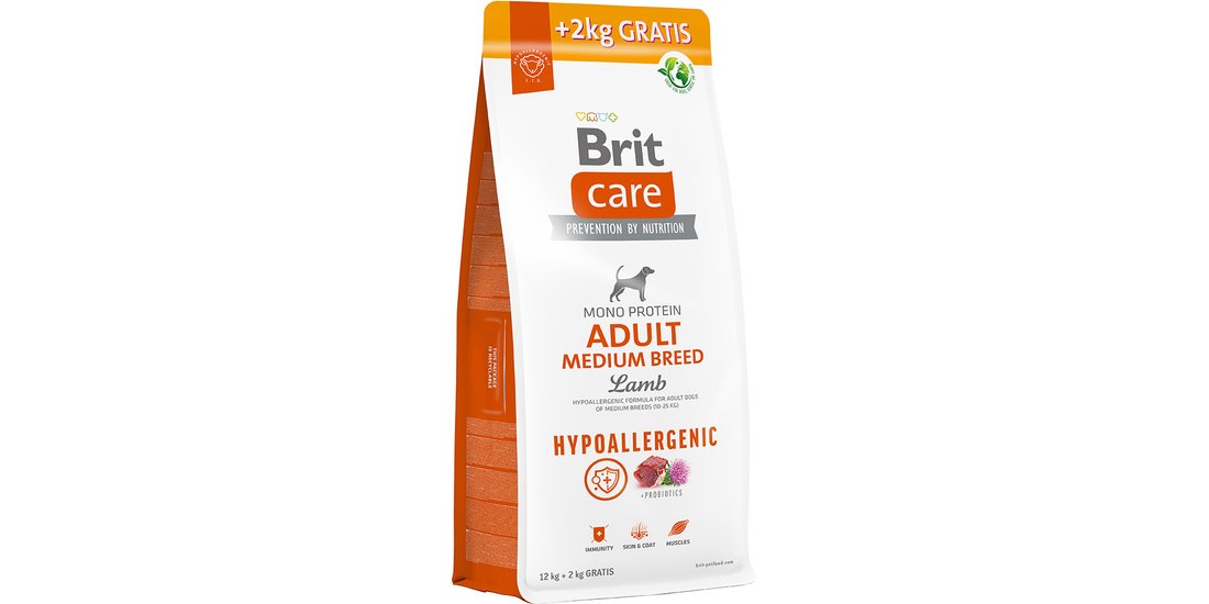 12 kg + 2 kg gratis! 14 kg Brit Care Hypoallergenic…