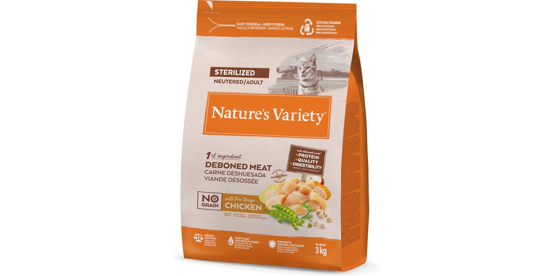 Nature’s Variety No Grain Sterilized Adult Pollo…