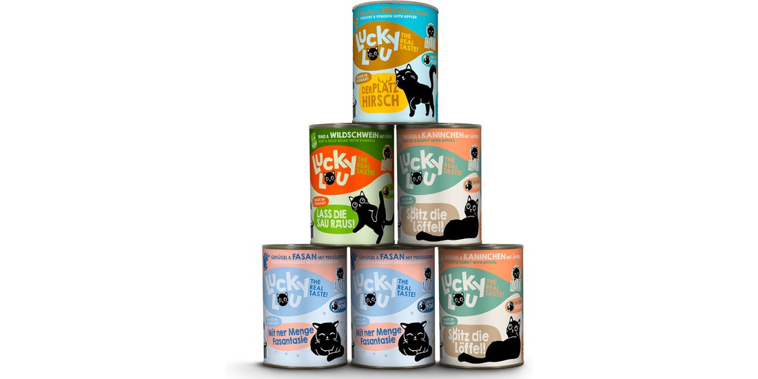 Lucky Lou Adult 6 x 400 g umido gatto – Wild …
