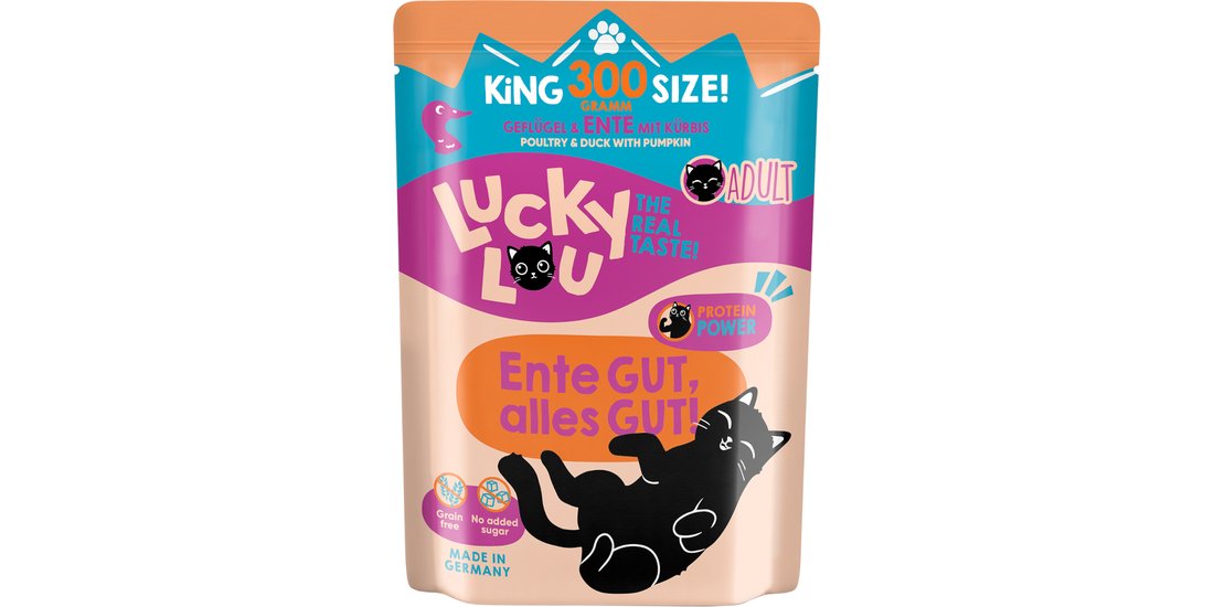 Lucky Lou Adult Buste 6 x 300 g umido gatto – …