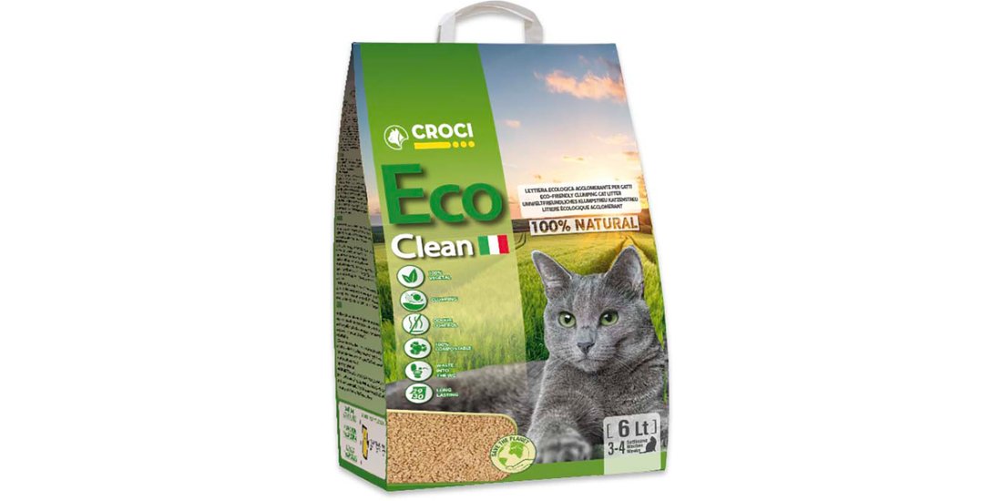 Lettiera vegetale Croci Eco Clean – 6 L
