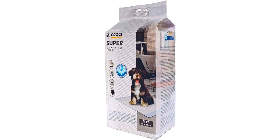 Tappetini igienici Croci Super Nappy per cane…