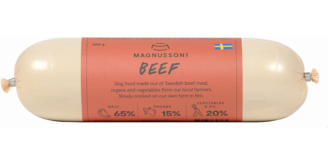Magnusson 24 x 650 g Umido per cani – Manzo