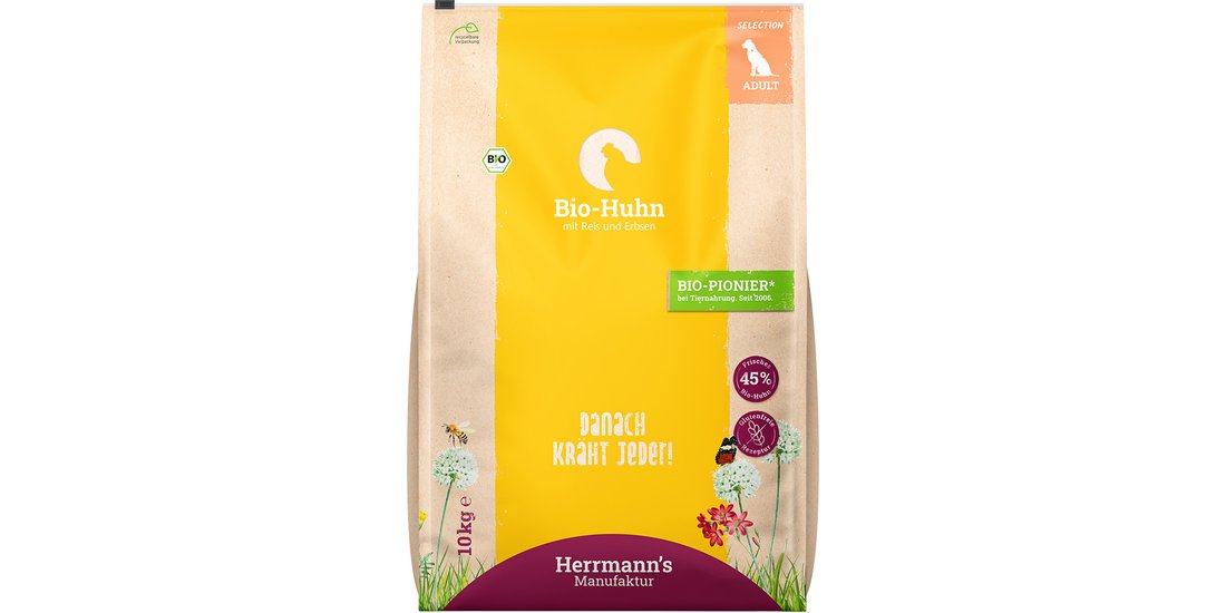 Herrmann’s Pollo Bio con Riso bio e Piselli bio…