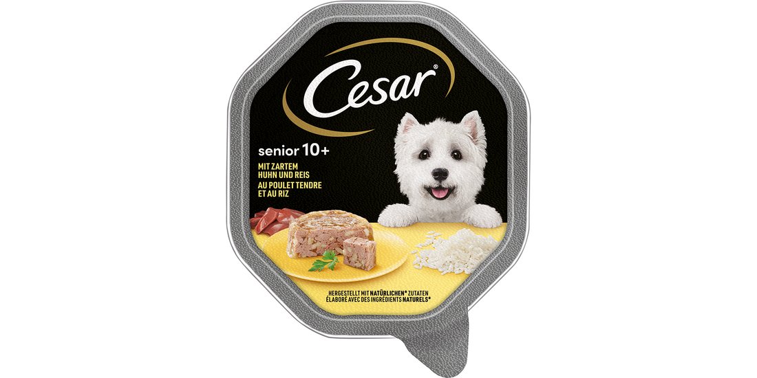 Cesar Senior 10+ Vaschette Pollo e Riso Umido…