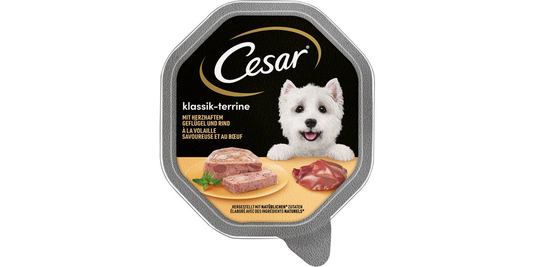 Cesar Vaschette 56 x 150 g Umido per cane – Ricette…