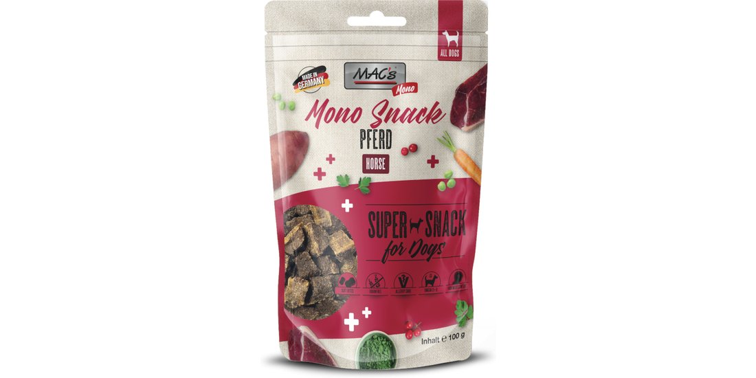 MAC´s Dog Mono Snack per cani – Set %: Cavallo…