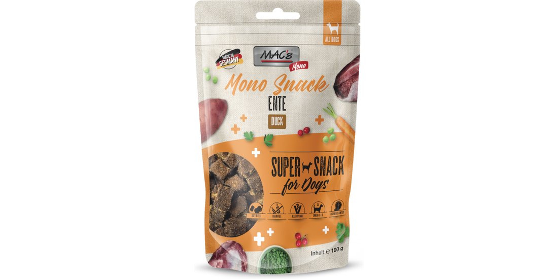 MAC´s Dog Mono Snack per cani – Set %: Anatra…