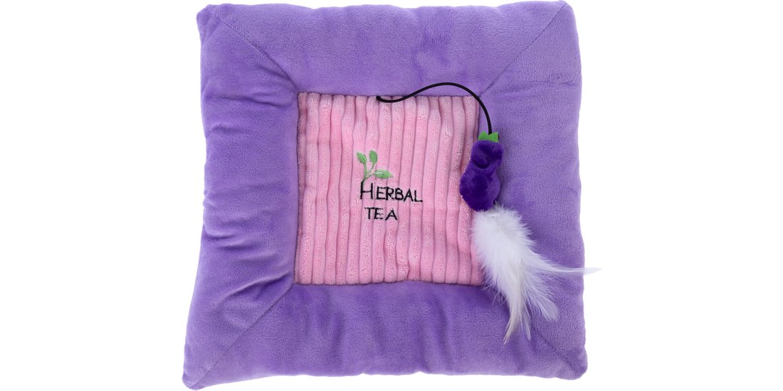 TIAKI Cuscino con erba gatta Melanzana – 1 pz