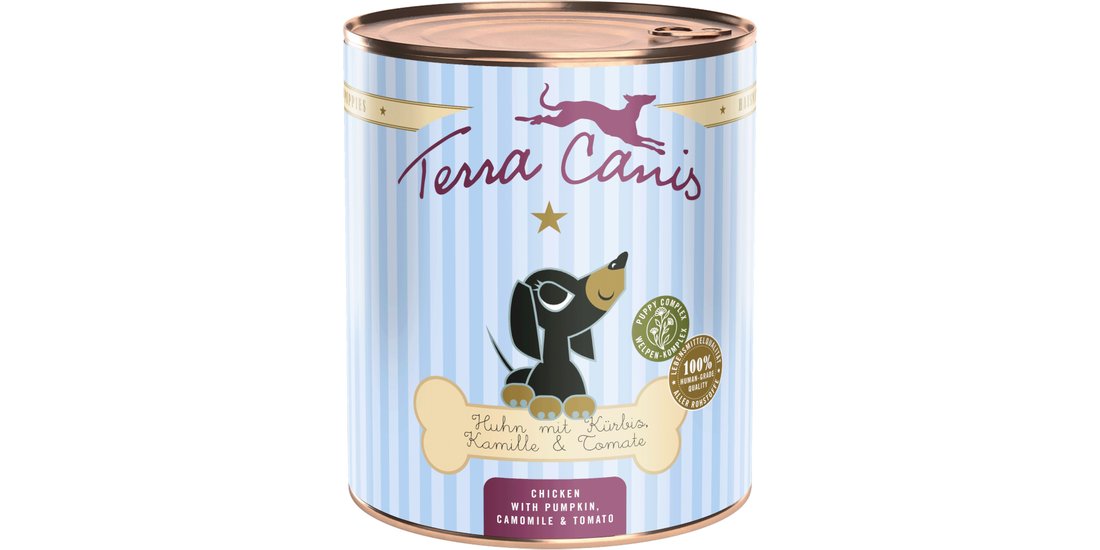 Terra Canis Puppy 6 x 800 g umido cane – Pollo…