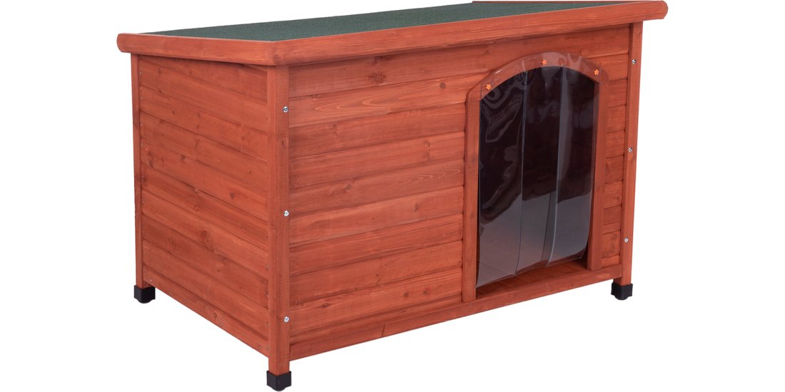 Cuccia per cani Woody con tetto piano – L 115…