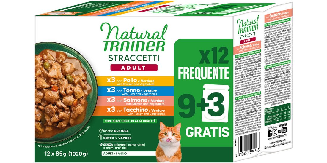 Natural Trainer Adult Straccetti in salsa 12 …