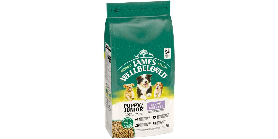James Wellbeloved Junior Dog Hypoallergenic Agnello…