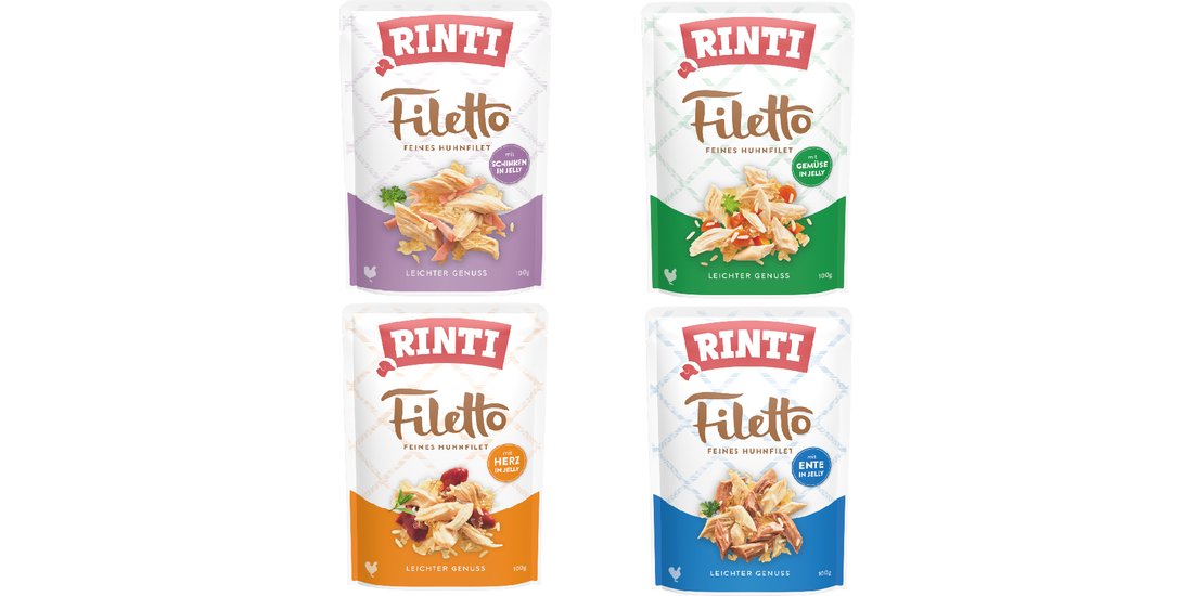 Rinti Filetto in buste 24 x 100 g – Mix: Pollo…