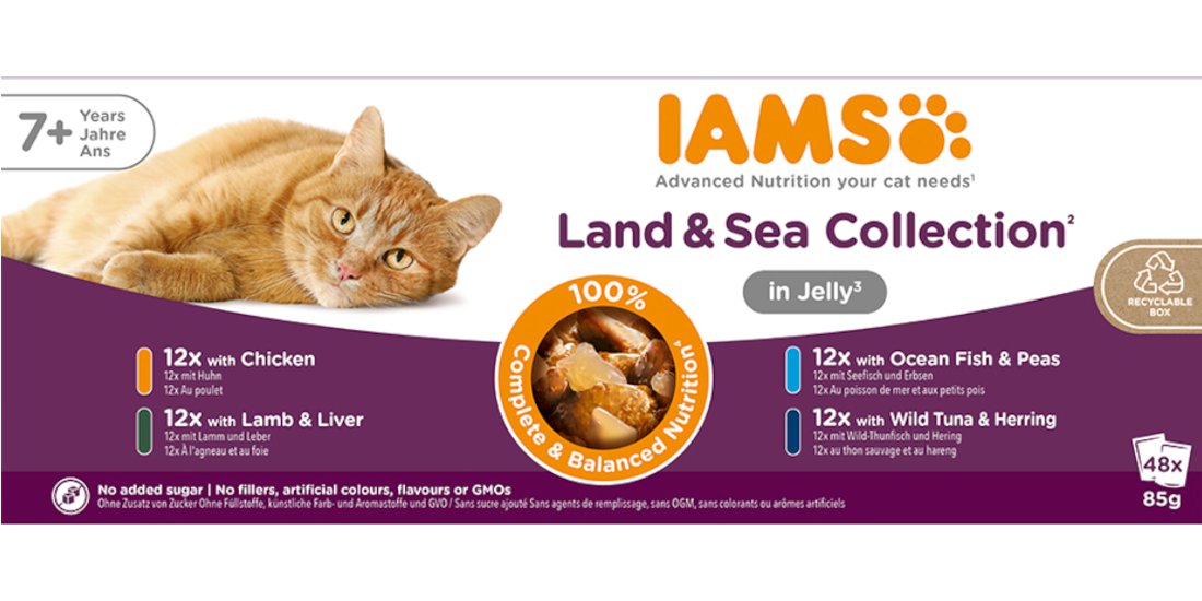IAMS Advanced Nutrition Senior 7+ Land & Sea …