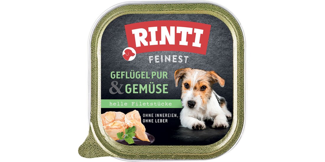 RINTI Feinest 44 x 150 g – Pollame & Verdure