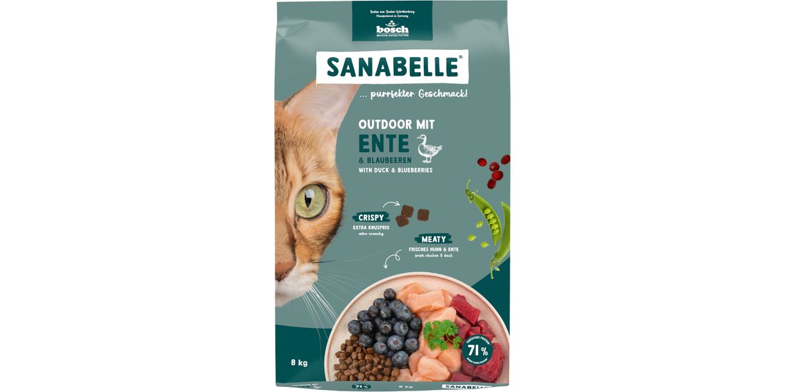 Sanabelle Outdoor con Anatra – 8 kg