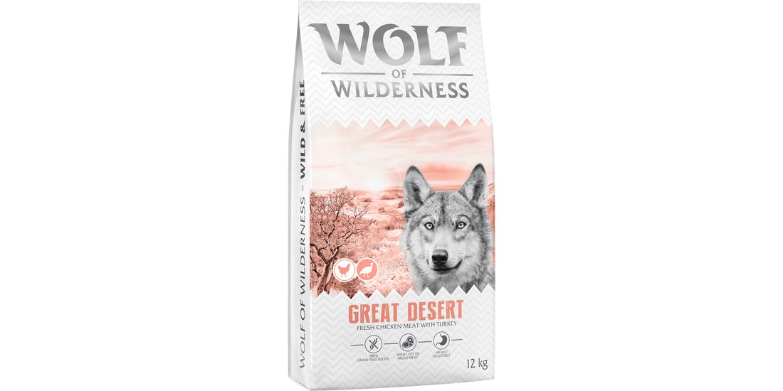 Wolf of Wilderness Adult “Great Desert” – Tacchino…