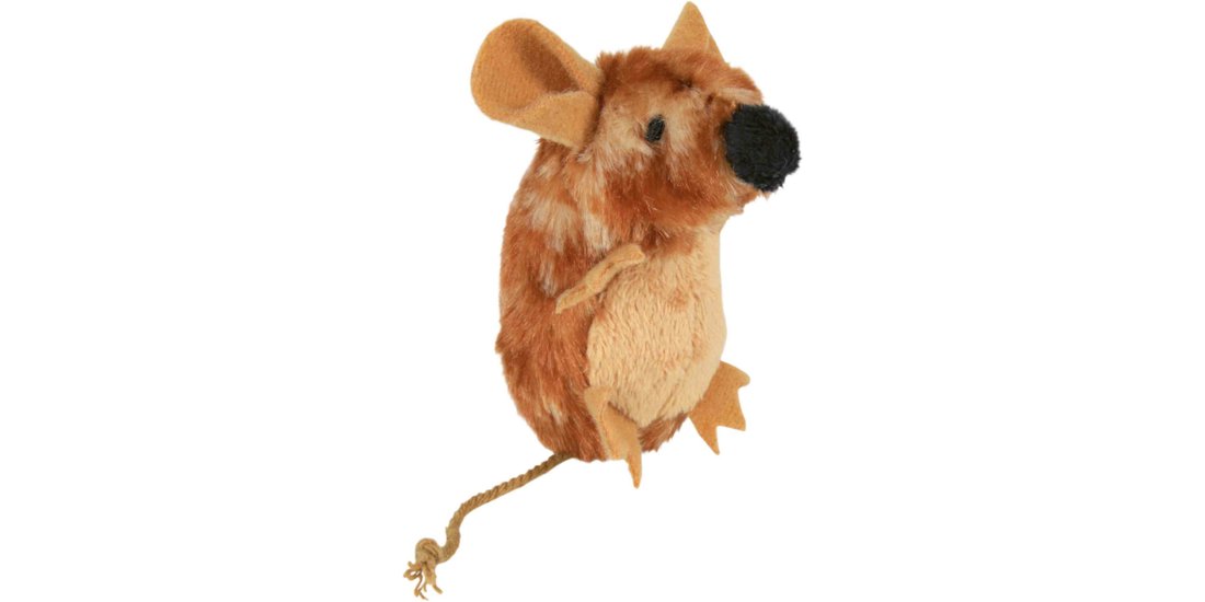 Topo di peluche Trixie con microchip – 1 pz.
