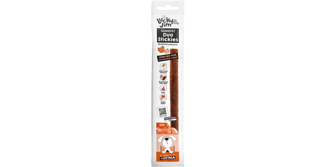 Lucky Jim DuoStickies 15 g – Pollo con Tacchino…