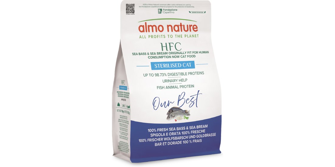 Almo Nature HFC Longevity Sterilised Spigola & …