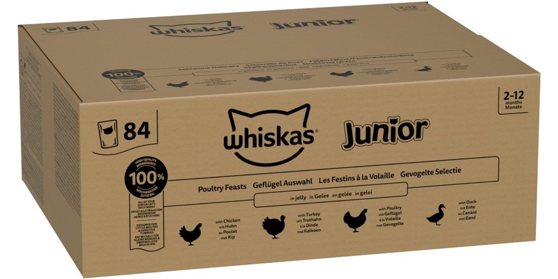 Megapack risparmio! Whiskas Junior buste 84 x…