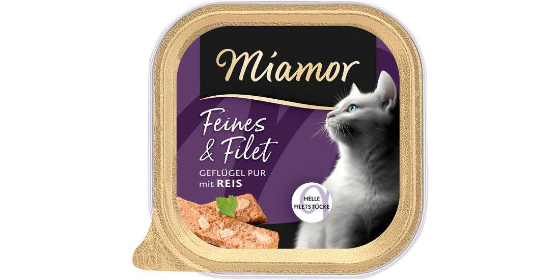 Miamor Fine & Filet 16 x 100 g – Pollame puro…