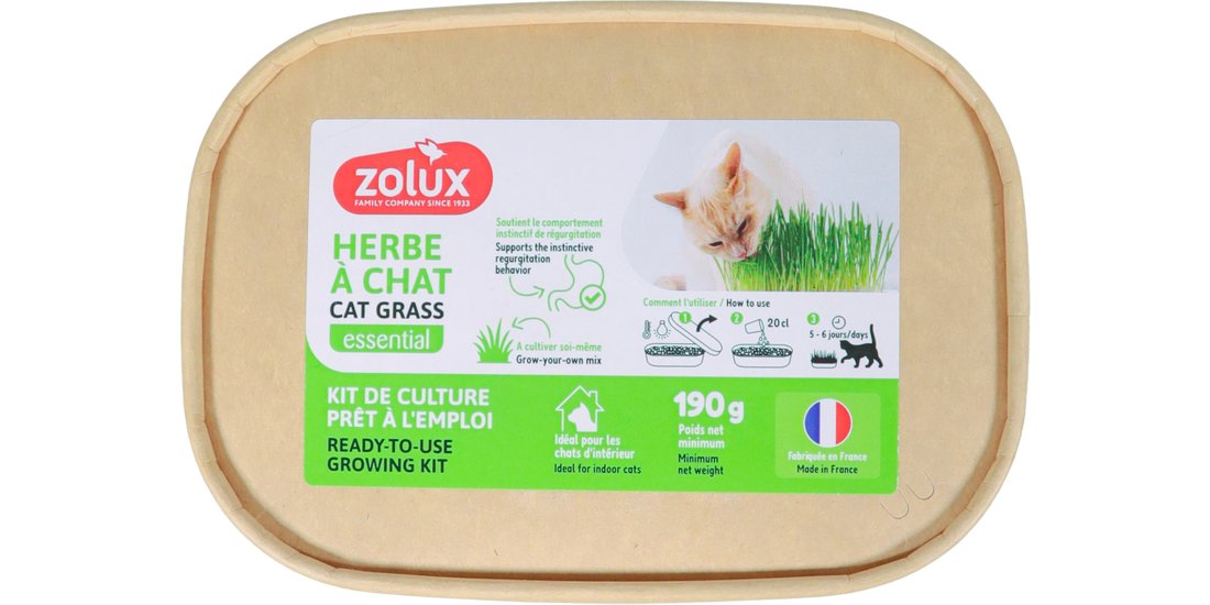 Zolux Erba gatta – L 17 x P 12 x H 45 cm