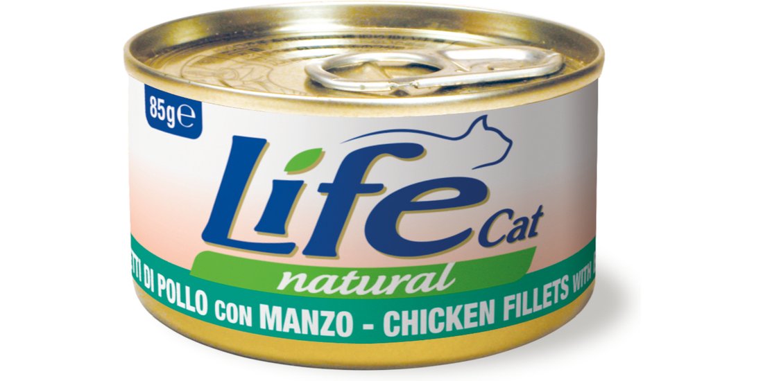 Life Cat Natural Adult 12 x 85 g – Pollo con …
