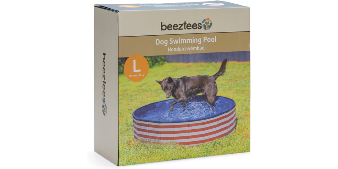 Beeztees Piscina per cani Doggy Dip rosso/bianco…