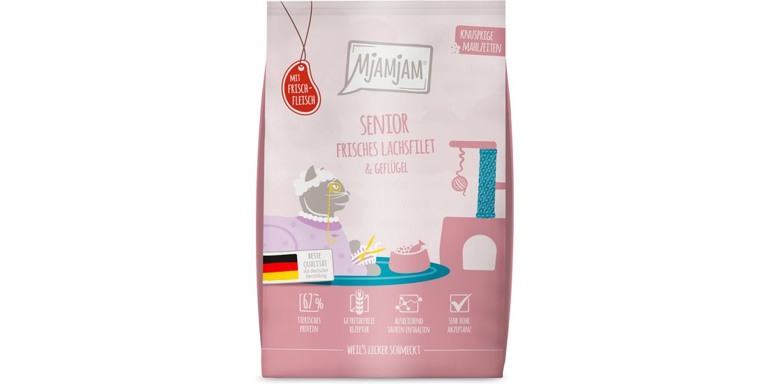 MjAMjAM Croccanti Pasti Senior Salmone & Pollame…