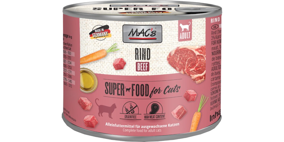 MAC’s Cat 12 x 200 g – Mix Carne: 6xVitello Tacchino…