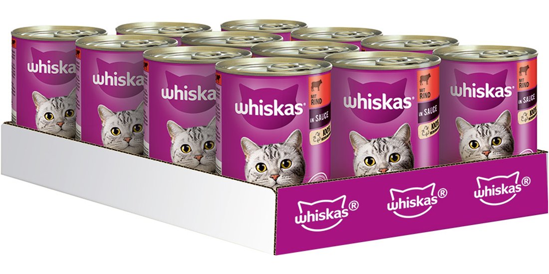Whiskas 1+ lattine 24 x 400 g Umido per gatto…
